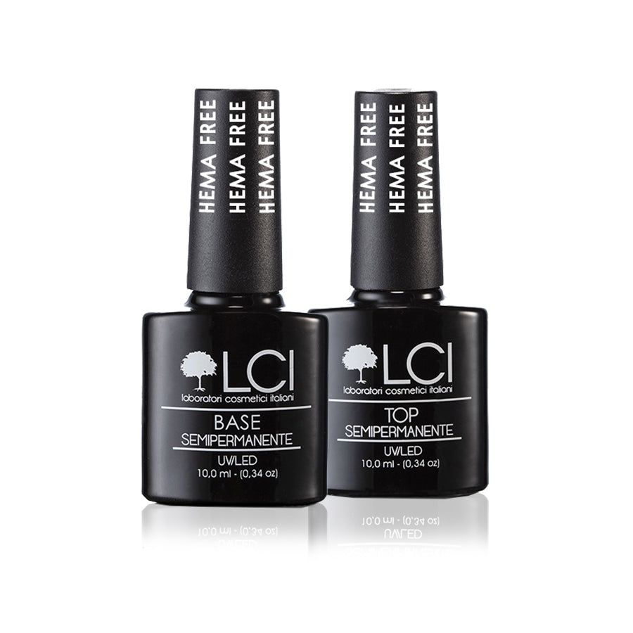 LCI Cosmetics - Combo Pack Hema Free LCI - Base Coat 10 ml + Top Coat 10 ml