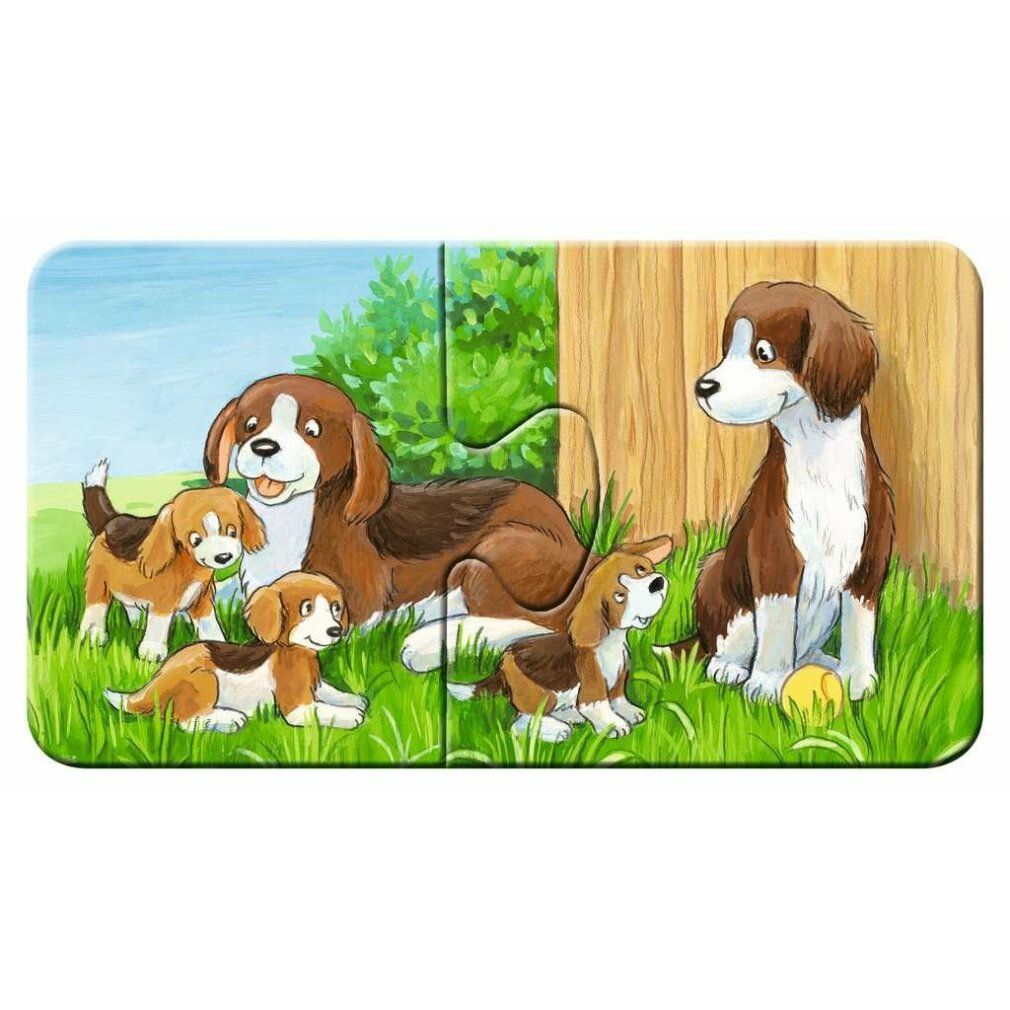 ravensburger My First Animal Family Puzzle 9x2 Teile