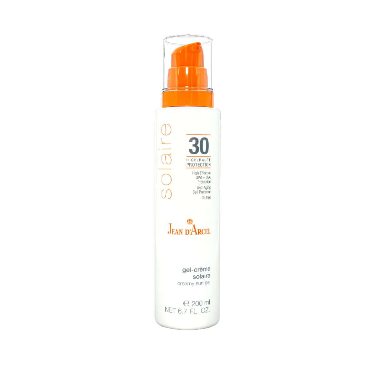 Jean D´Arcel Solaire Gel-Creme SPF30