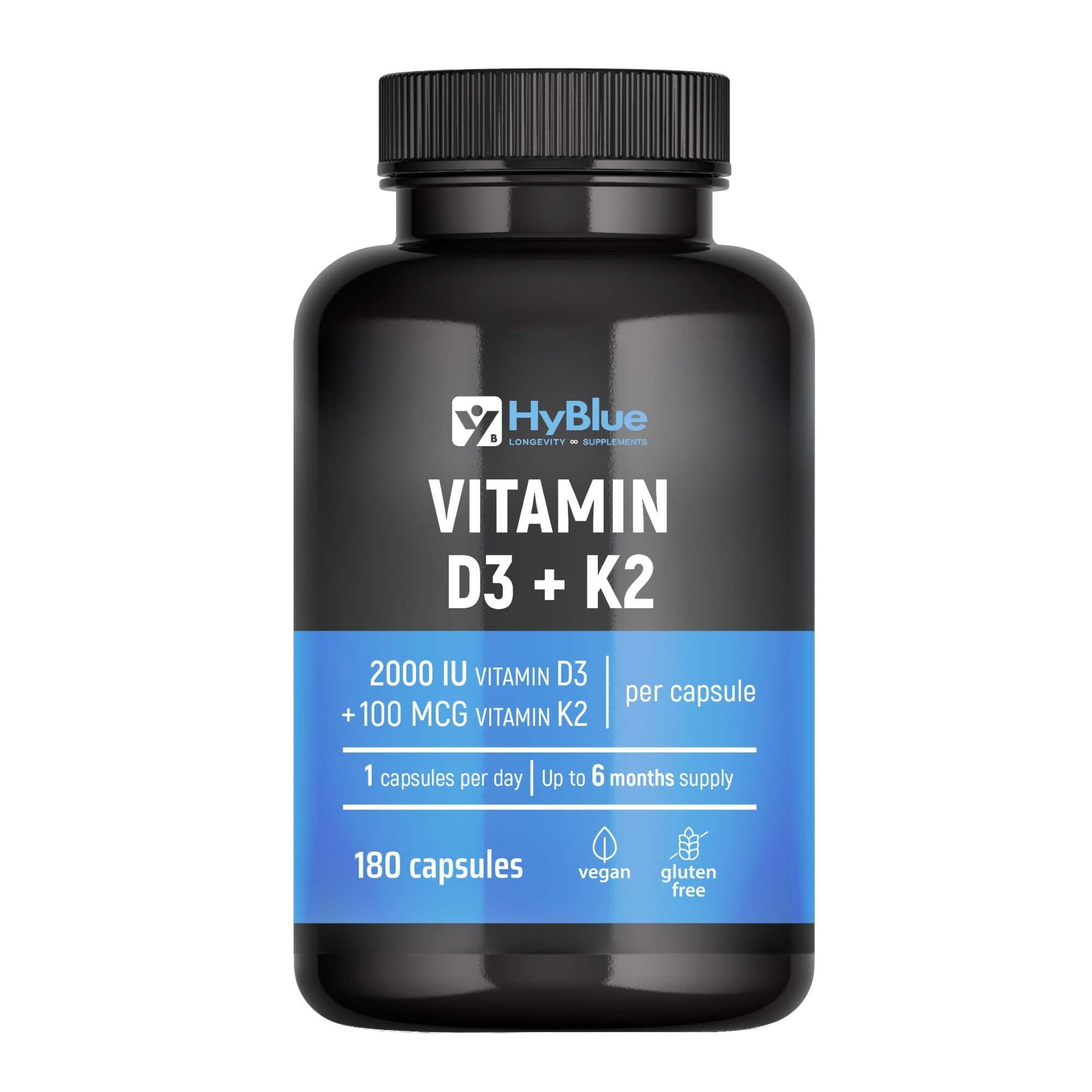 HyBlue Vitamina D3 + K2 MK-7