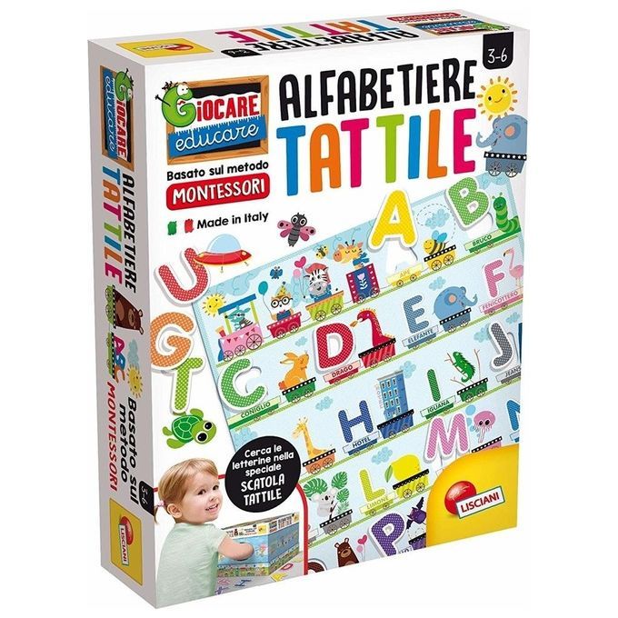 Lisciani Montessori Plus Alfabeto Tattile