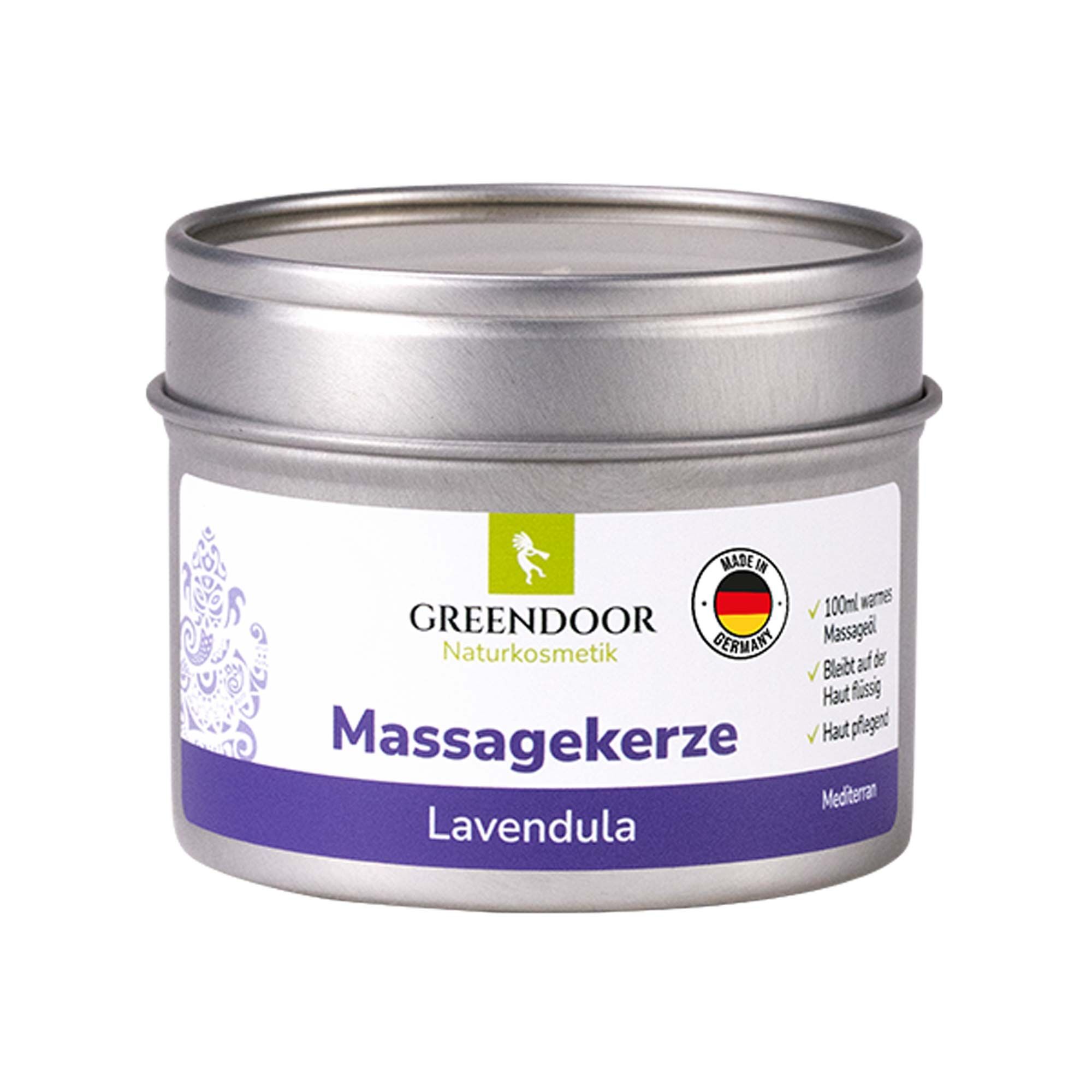 GREENDOOR Massagekerze Lavendula