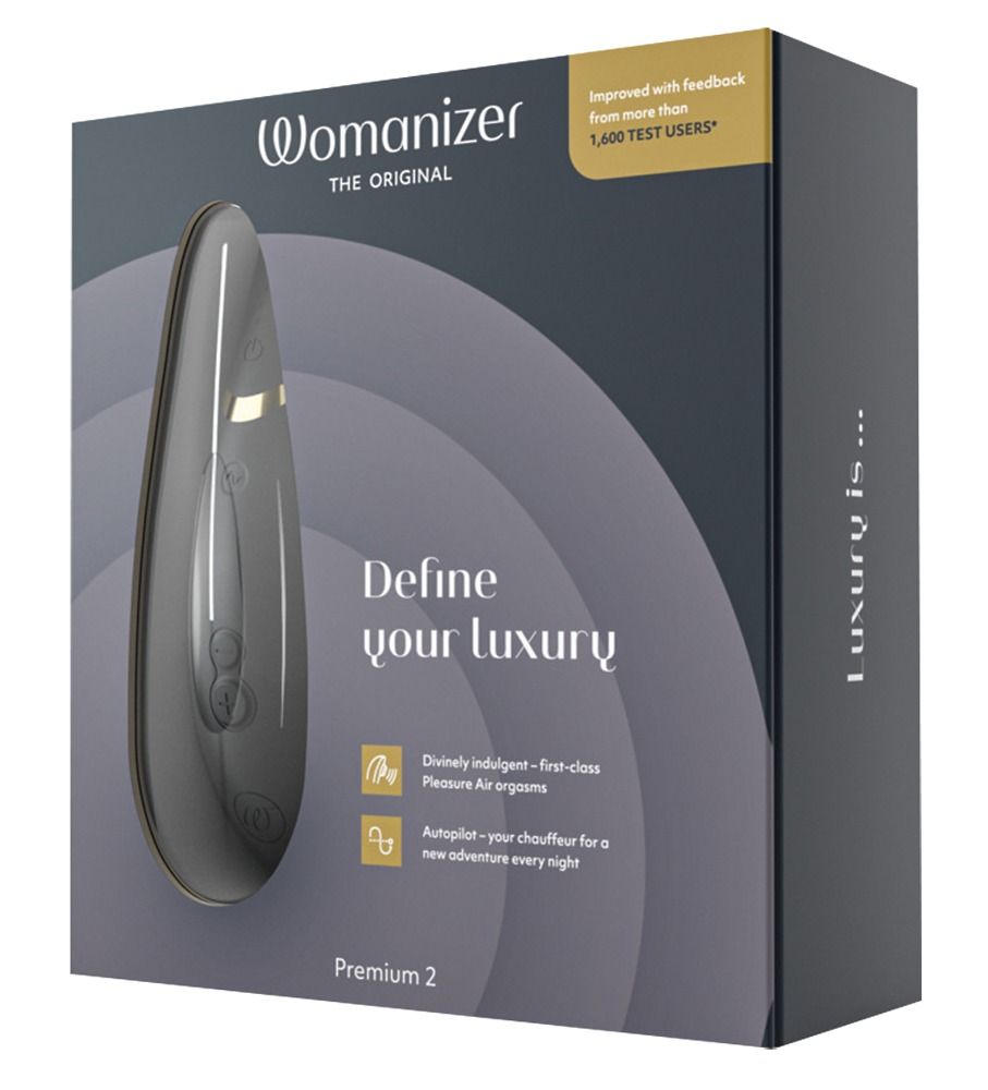 Womanizer Premium 2 Druckwellenstimulator schwarz