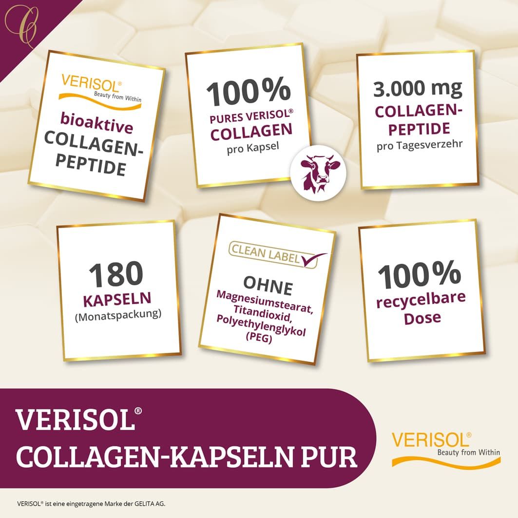 Cellufine® VERISOL® B (Rind) Collagen-Kapseln PUR
