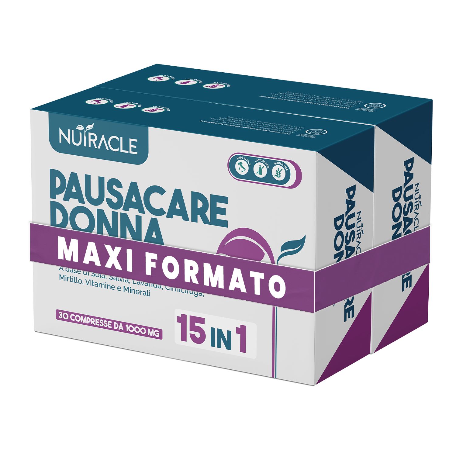 Nutracle PausaCare Donna Compresse Integratore Alimentare Per Vampate di Calore e Menopausa
