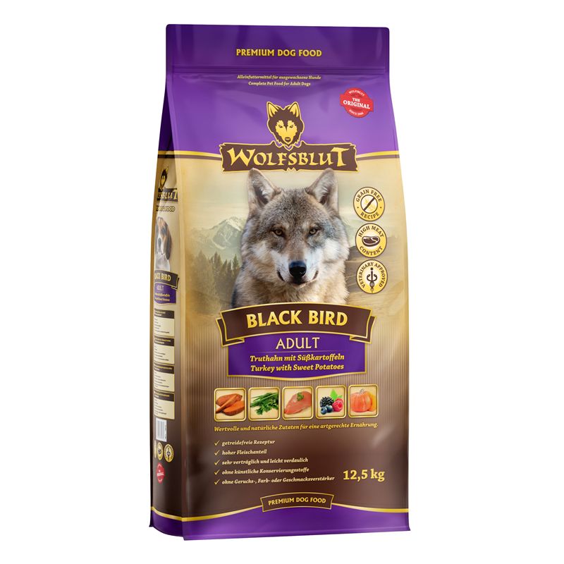 Wolfsblut Black Bird - Truthahn & Süßk. 12,5 kg