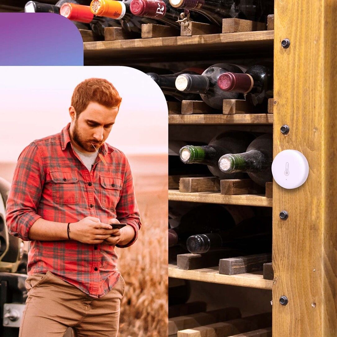 Alecto Intelligenter Zigbee-Temperatur- und Feuchtigkeitssensor