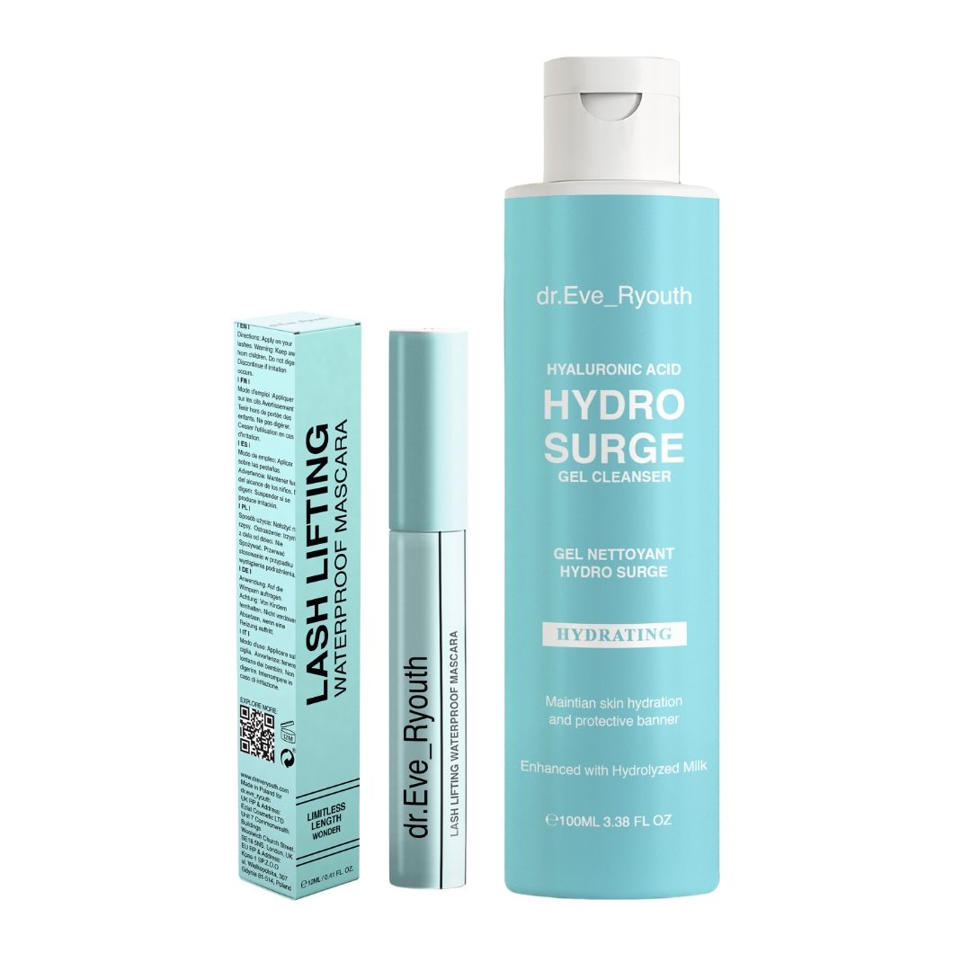 Dr. Eve_Ryouth Mascara Lash Lifting + Gel Detergente all'Acido Ialuronico