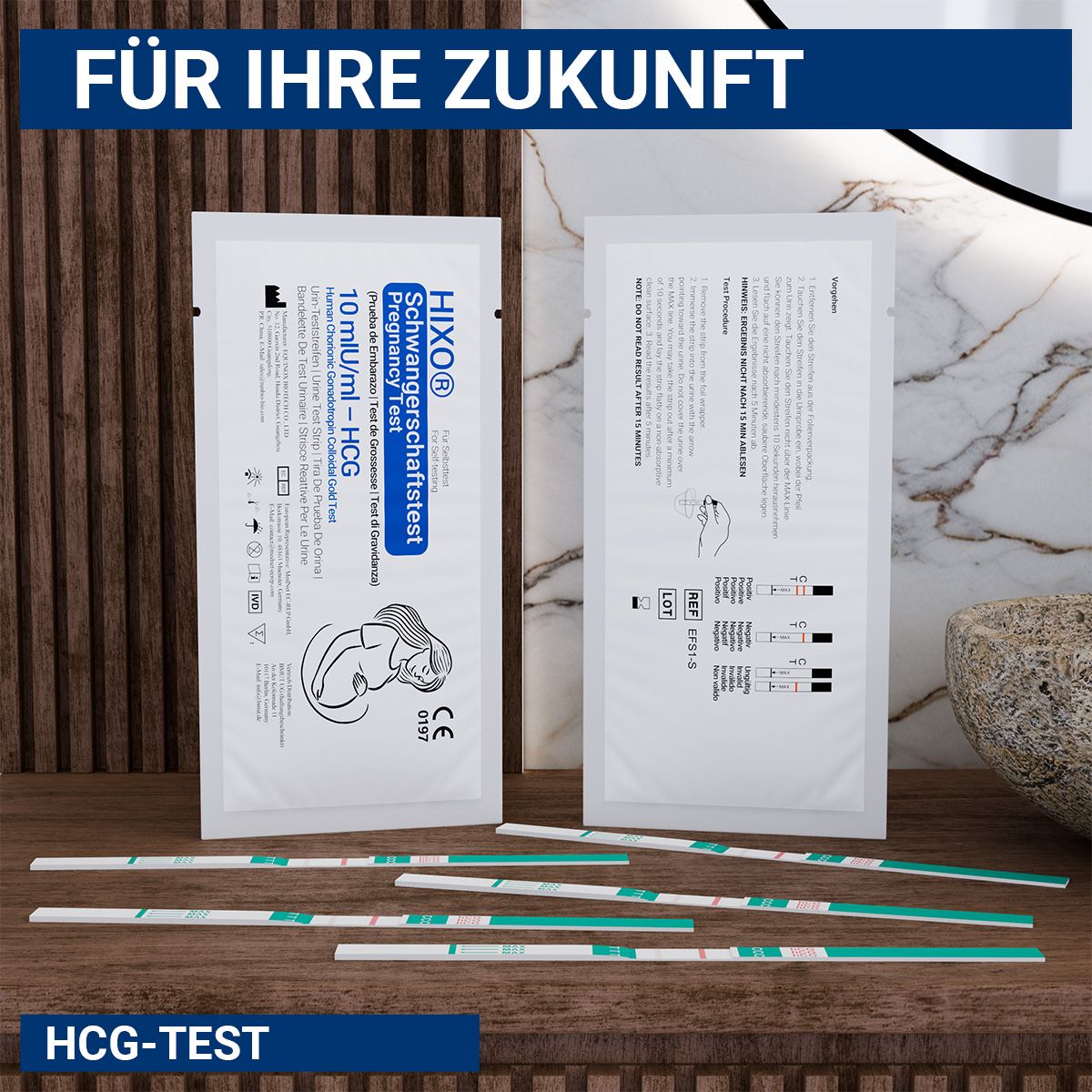 HIXO Schwangerschaftstest Ultrafrüh 10 mIU/ml (HCG)
