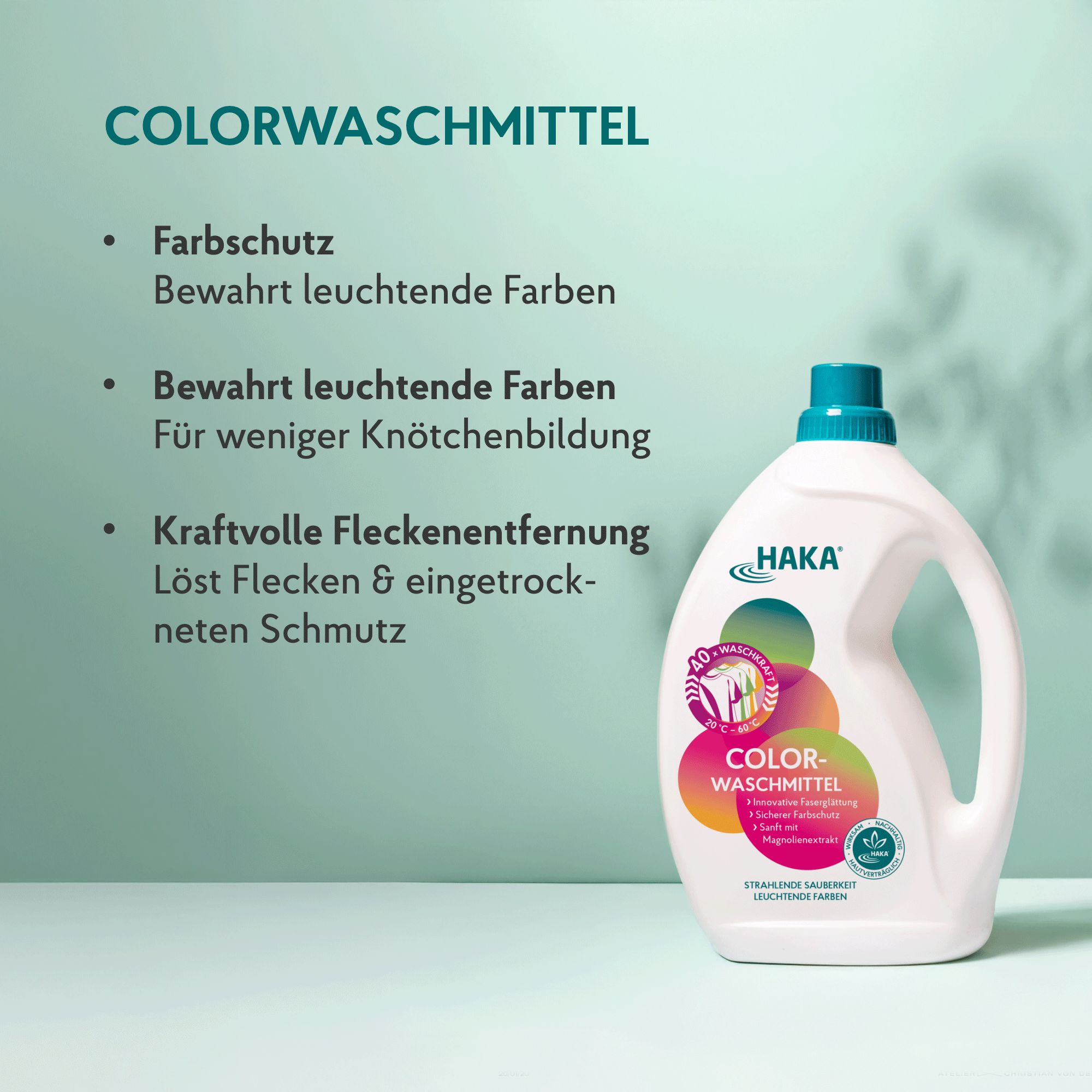 HAKA Colorwaschmittel Flüssig für bunte Textilien