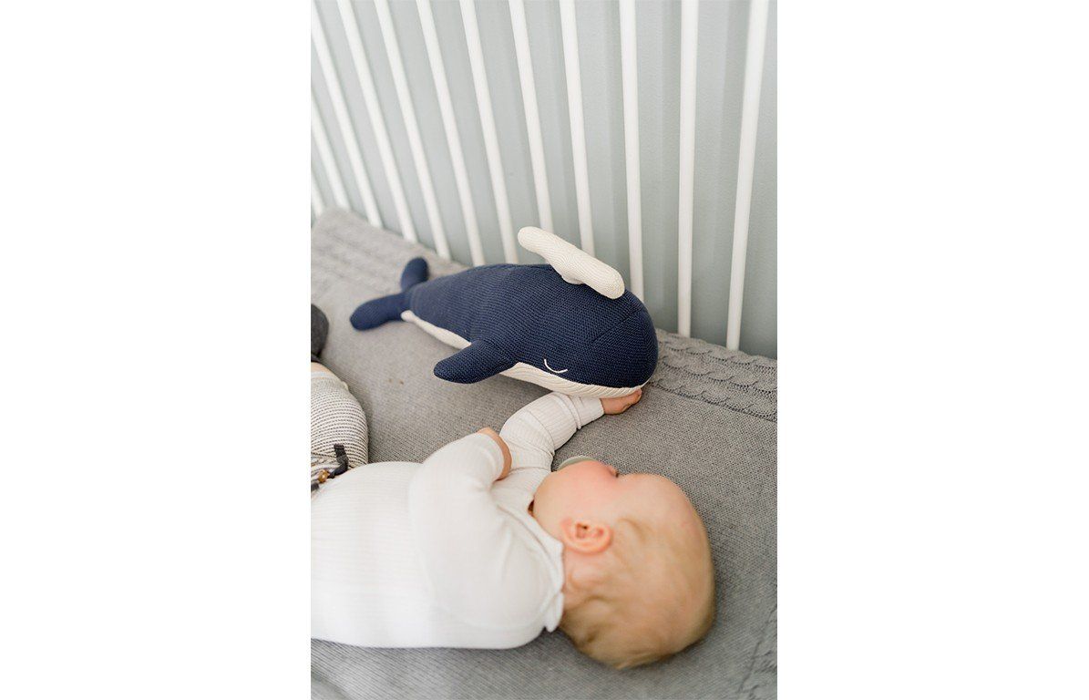 Kindsgut Kuscheltier Wal