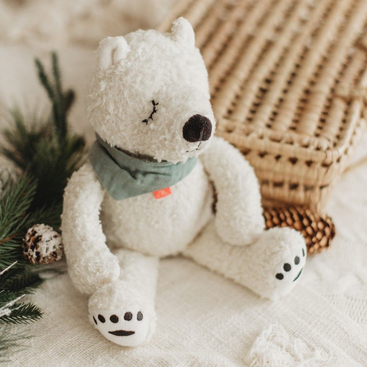 kikadu Große Puppe Eisbär