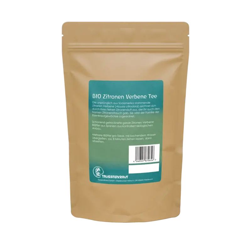 Tausendkraut Zitronenverbene Tee - ganze Blätter - BIO