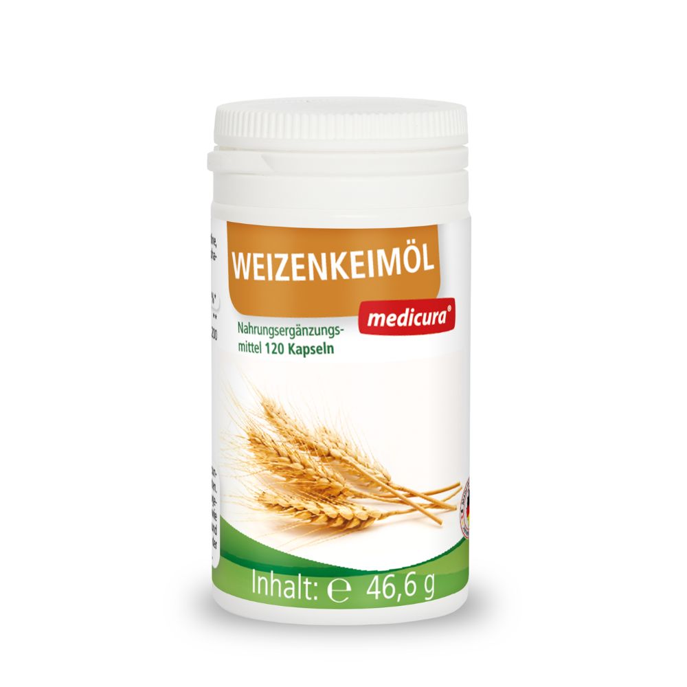 Medicura AG Weizenkeimöl mit Vitamin E 46,6 g Kapseln