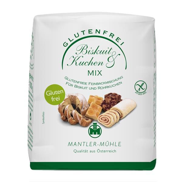 Mantler Mühle Biskuit & Kuchen Mix glutenfrei