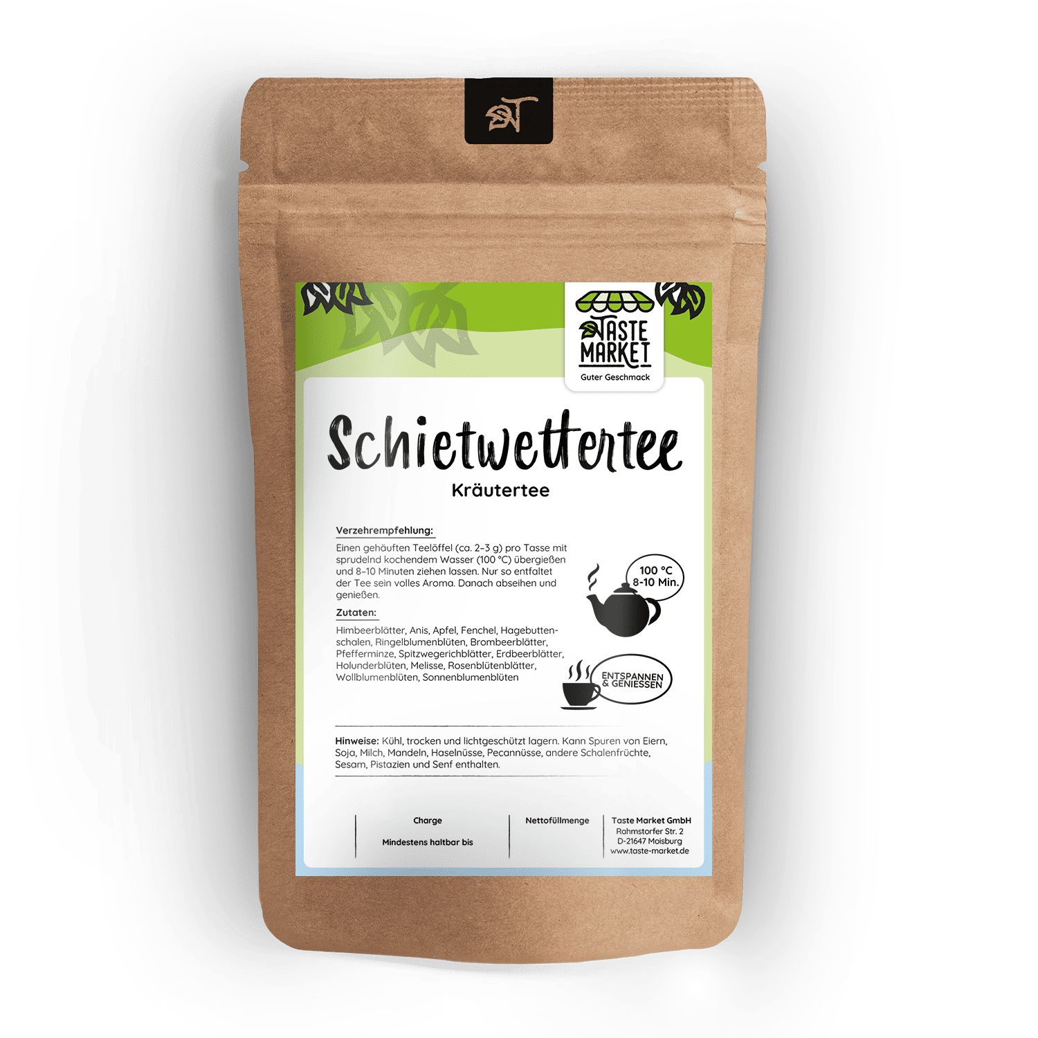 Taste Market Schietwettertee