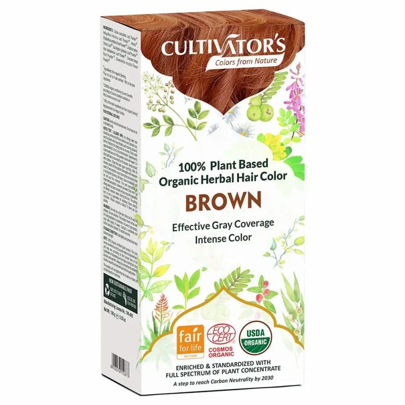 CULTIVATOR'S - Natürliche Pflanzenhaarfarbe Braun