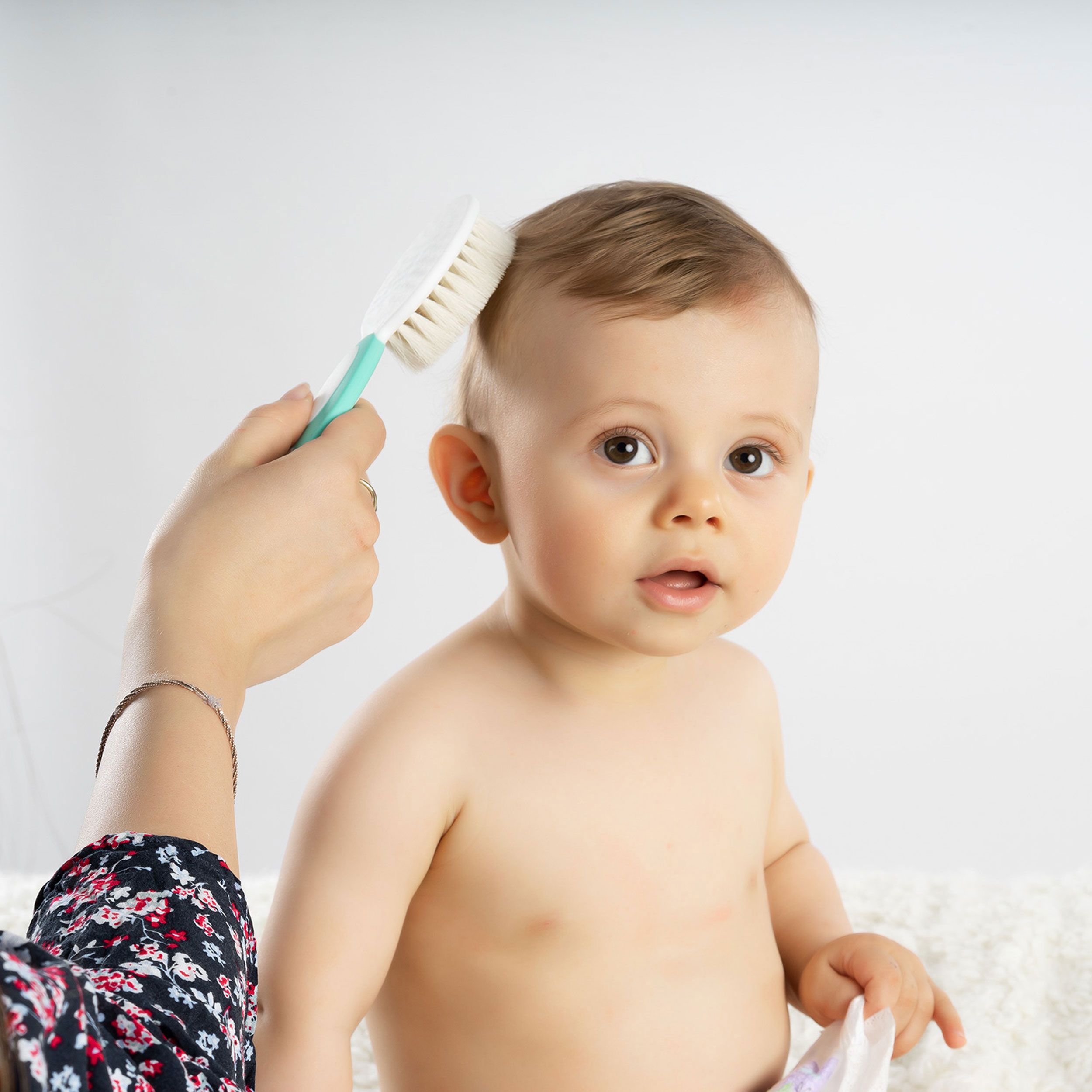 reer BabyCare Pflegeset, 5-tlg., Nagelschere, Nagelknipser, Bürste, Kamm
