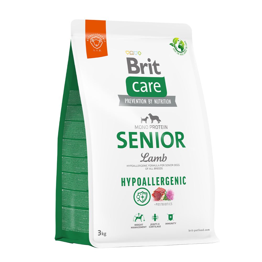 Brit Care Dog - Hypoallergenic Senior Lamb 3 kg Futter