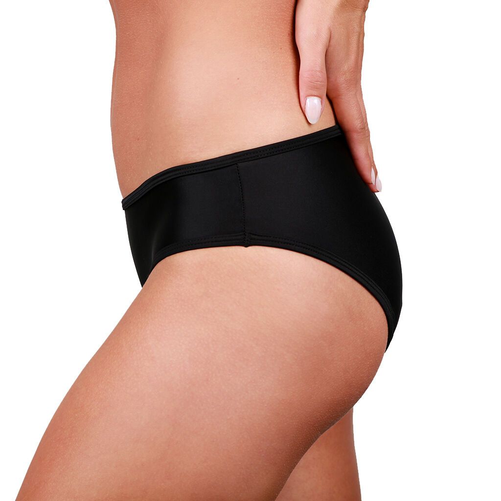 Taynie Beach Bikinihose Periodenunterwäsche in Schwarz, hält 25 ml