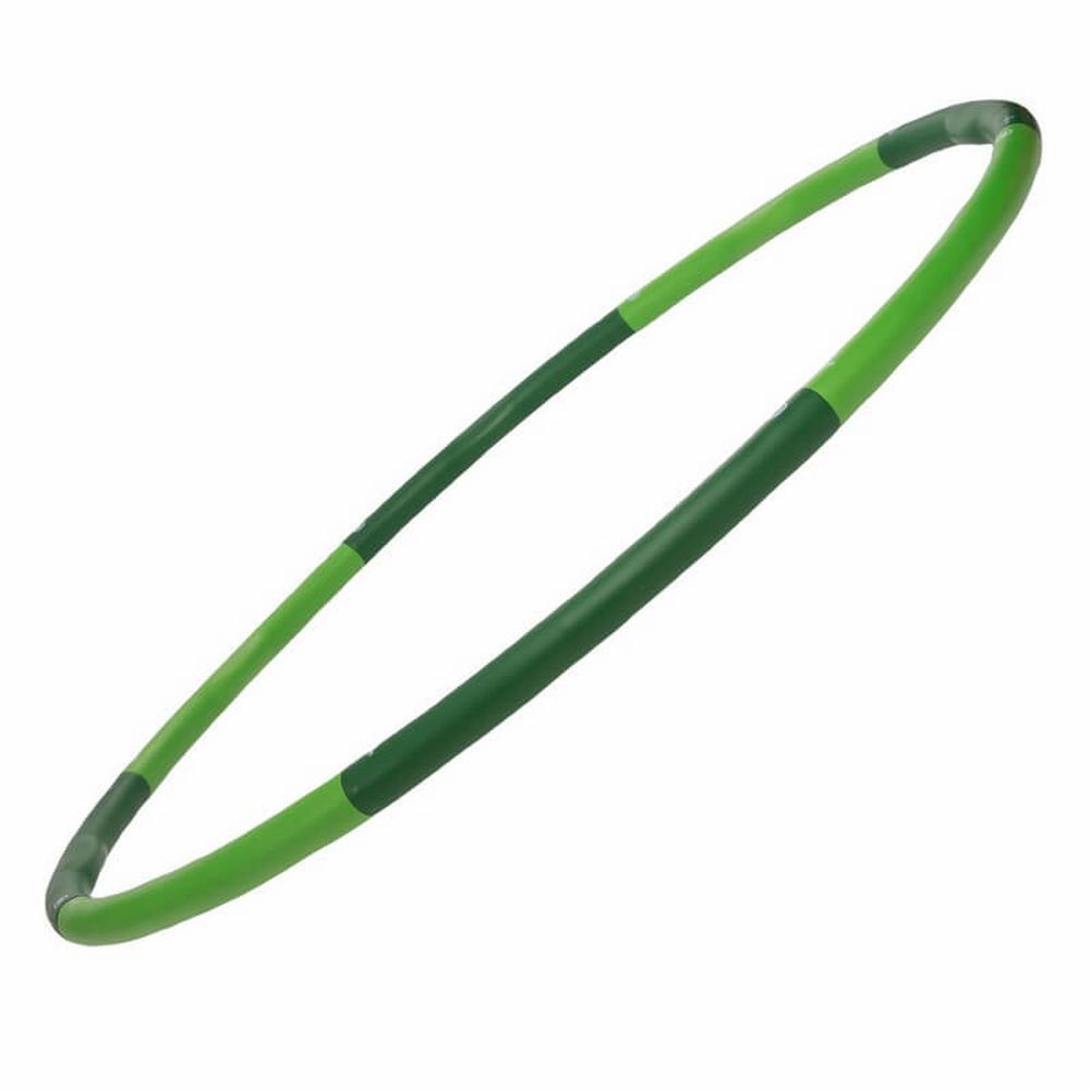 Hoopomania Light Hoop Hellgrün/Dunkelgrün Schaumstoff-Hula-Hoop, 1,2 kg, Ø 100 cm