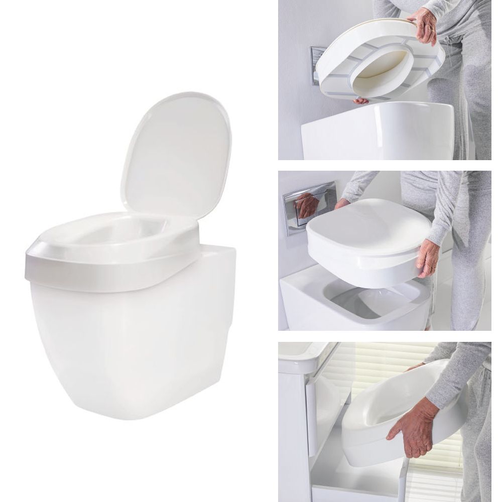 Toilettensitzerhöhung Aquatec 90 Ergo mit Deckel