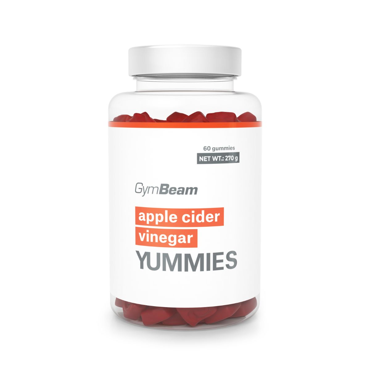 GymBeam Apfelessig Yummies vegan Gummibonbons 60 St