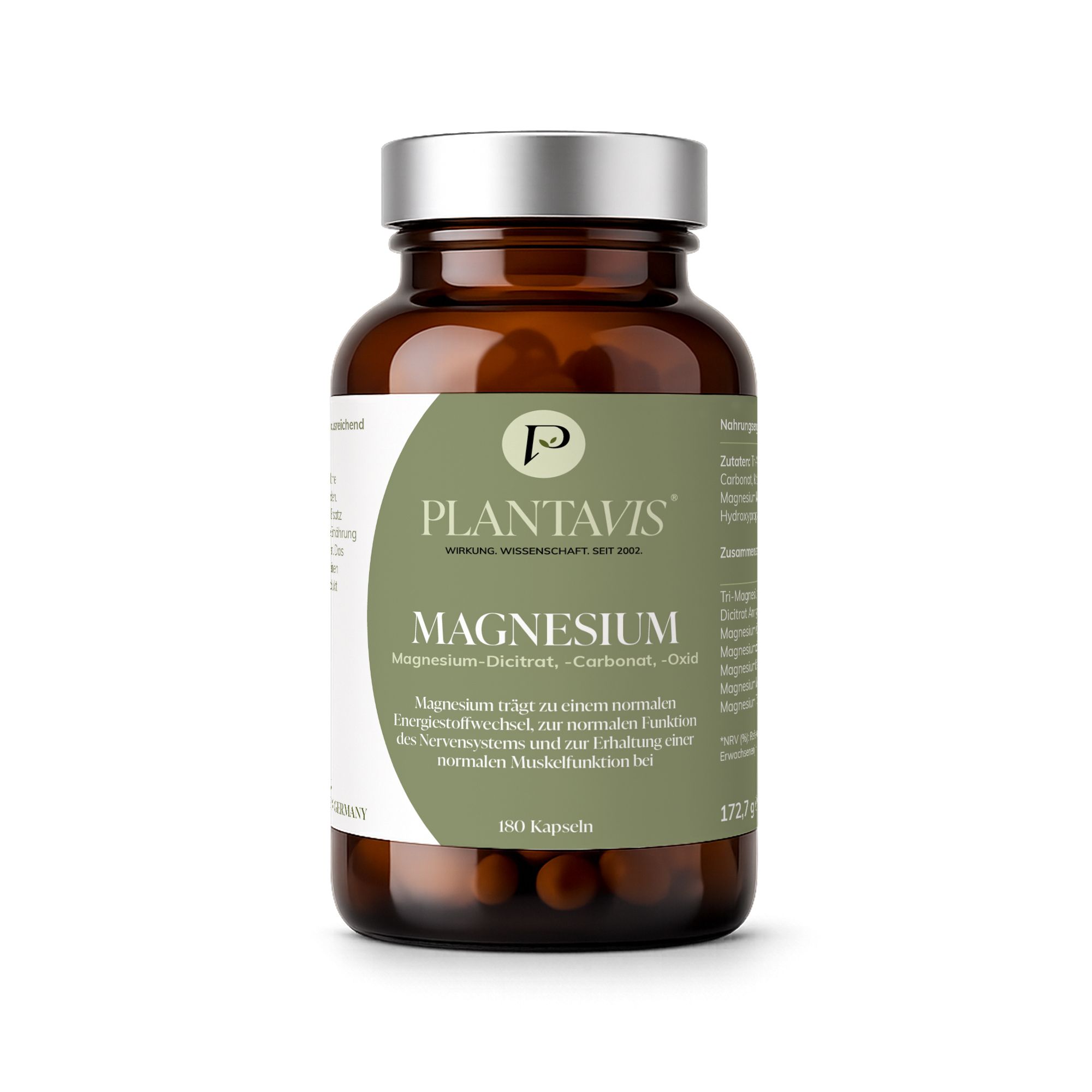 PlantaVis, Magnesium 180 St Kapseln