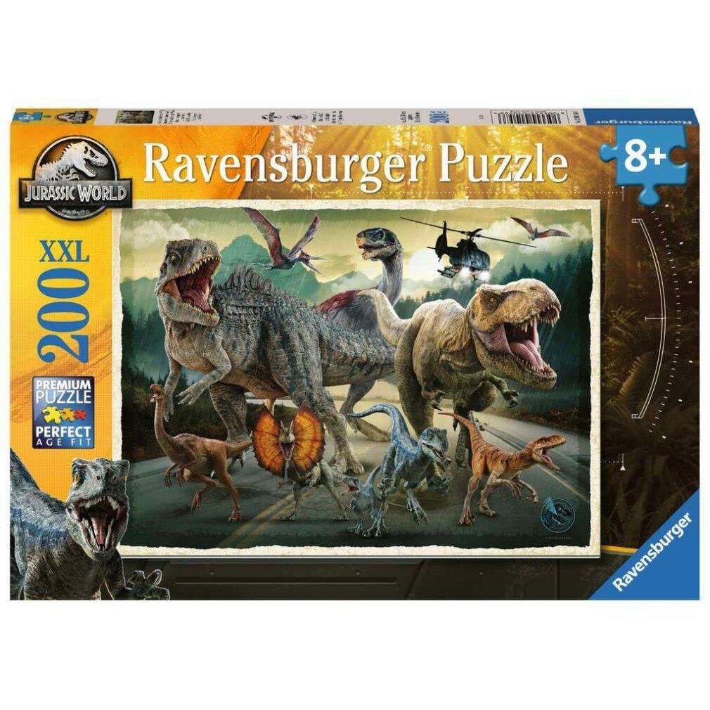 Ravensburger RVB12001058 Puzzle da 200 Pezzi XXL - Jurassic World - Immagine 3