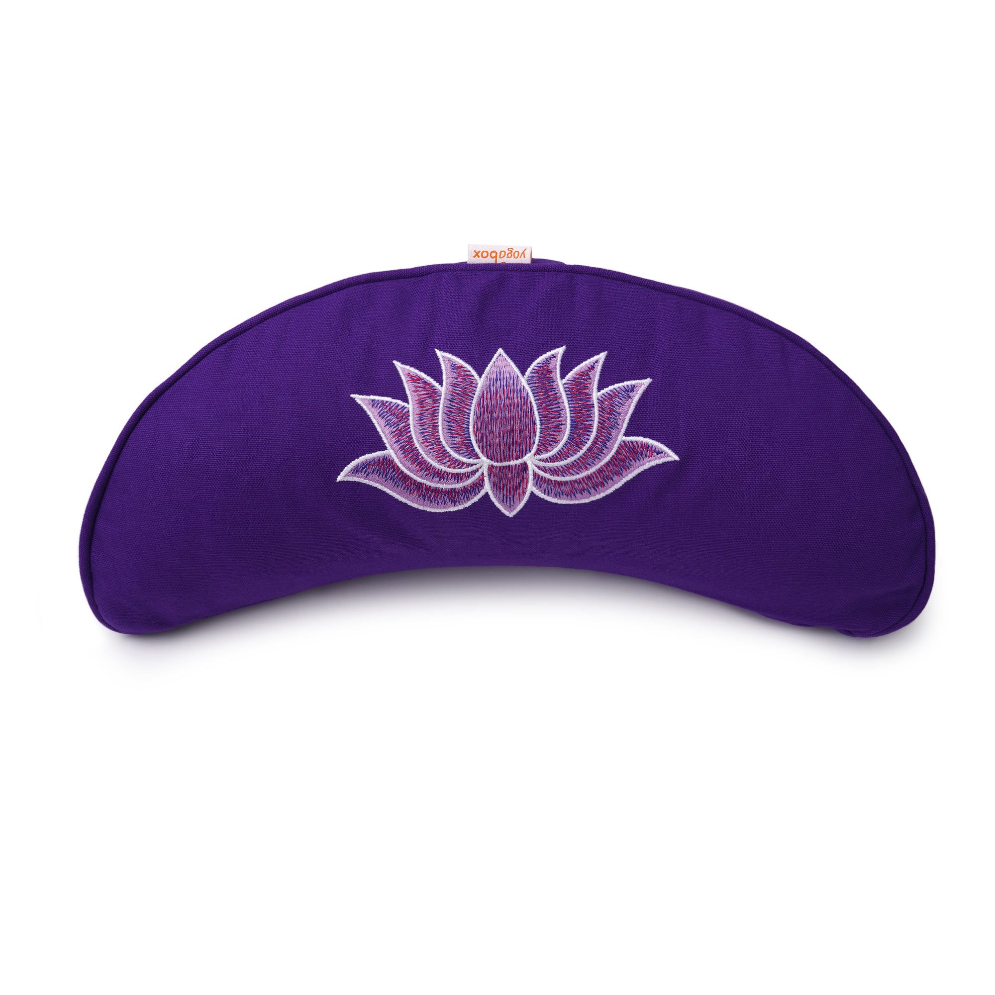 yogabox Yogakissen Halbmond Basic Lotus Stick multicolor - lila 40 x 17 12,0 cm 1 St