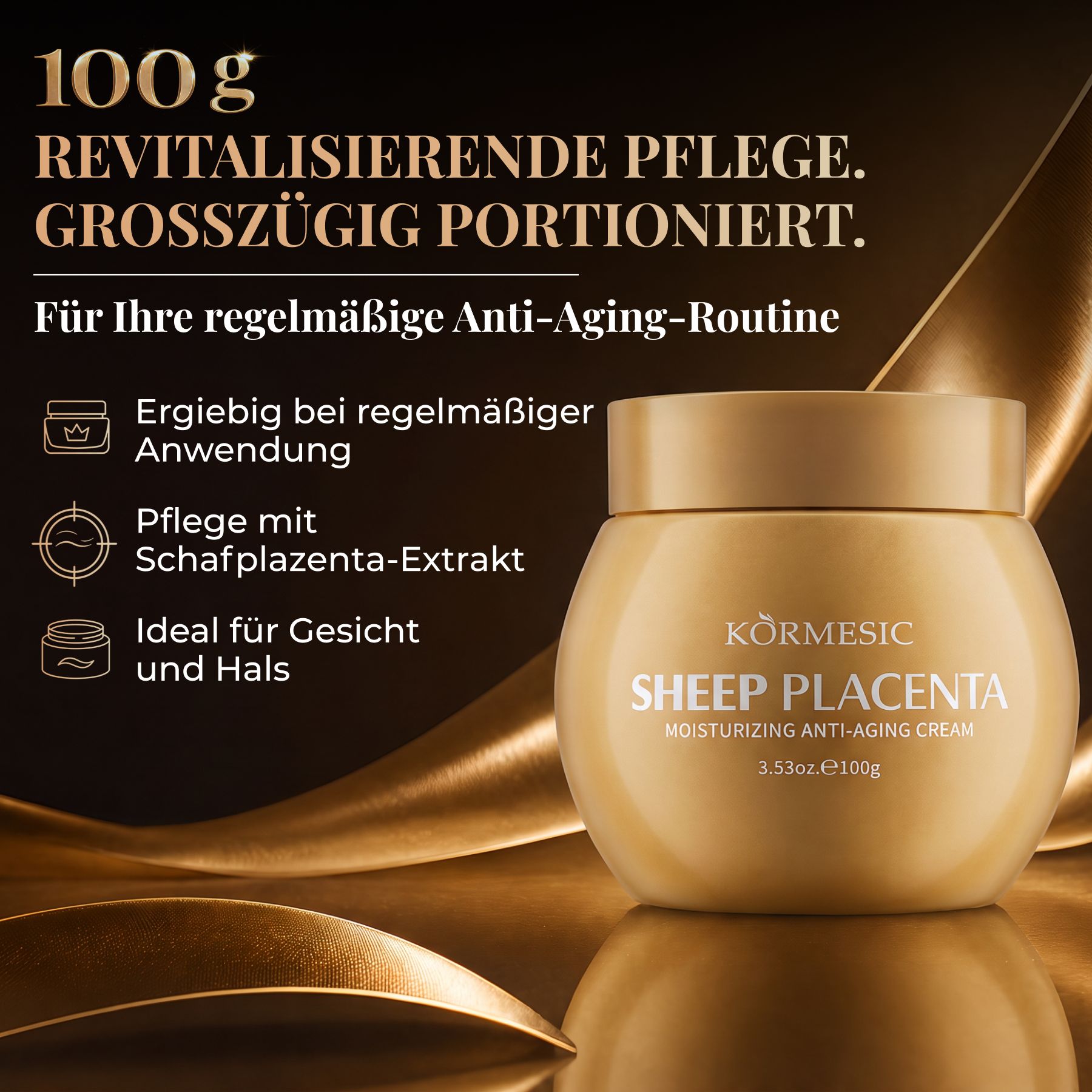 KORMESIC SHEEP PLACENTA Gesichtscreme für die Hautpflege