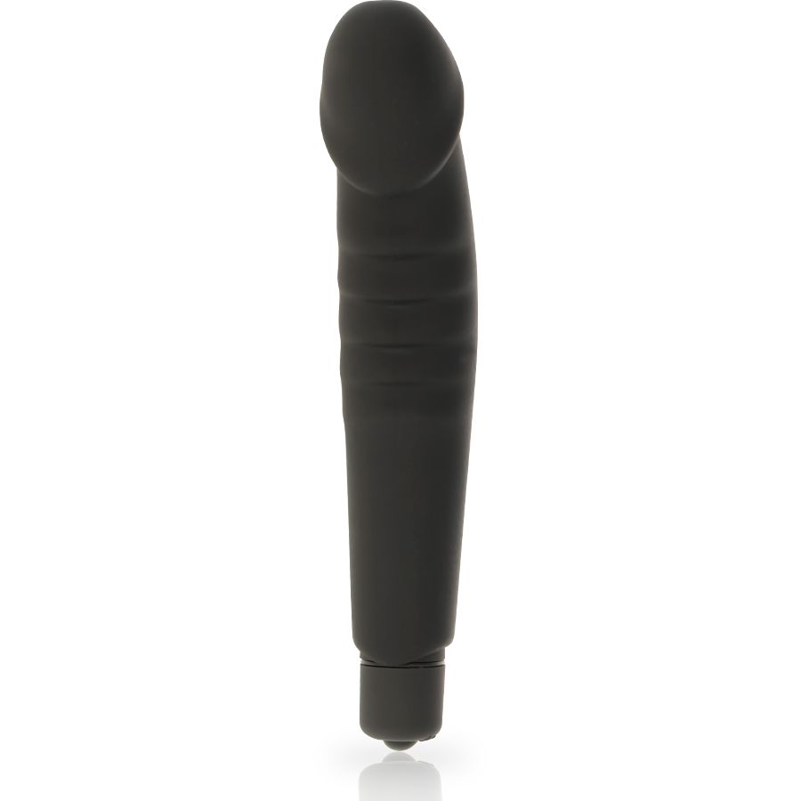 Vibrator "Realistic Pleasure" | Schwarzes Silikon | Dolce Vita