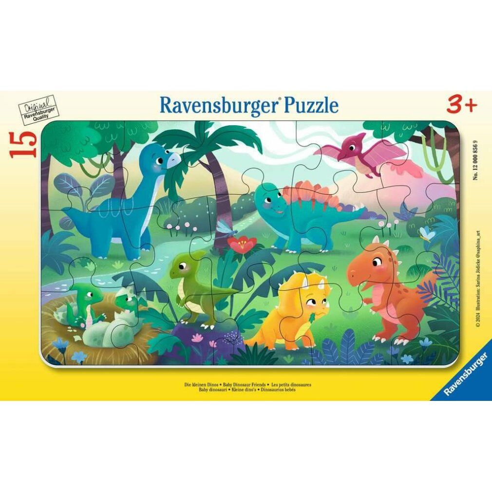 ravensburger Simpatici dinosauri Puzzle 15 pezzi