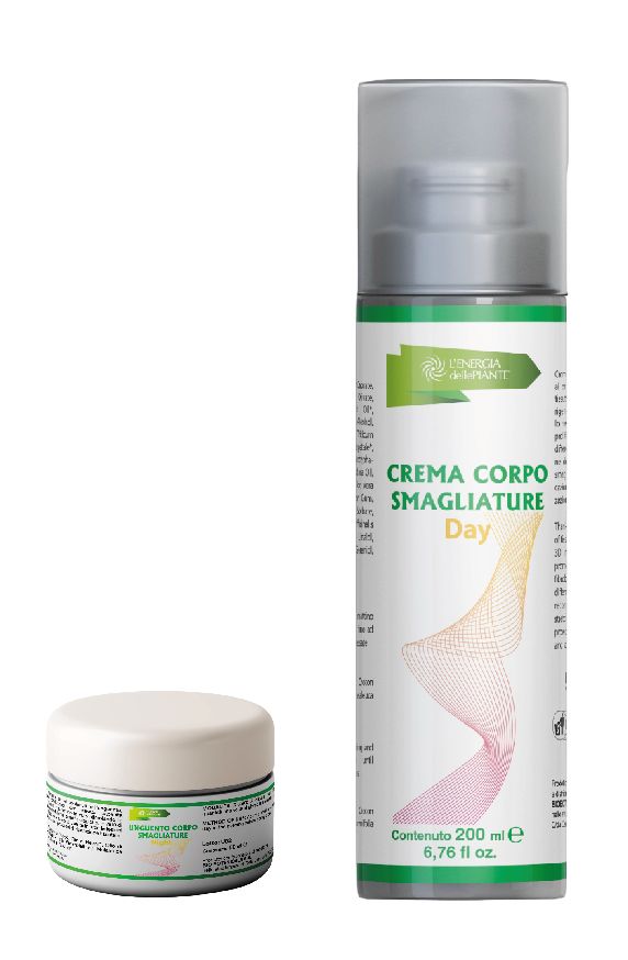 L'Energia delle Piante Kit duo Crema corpo smagliature day e Unguento corpo smagliature night