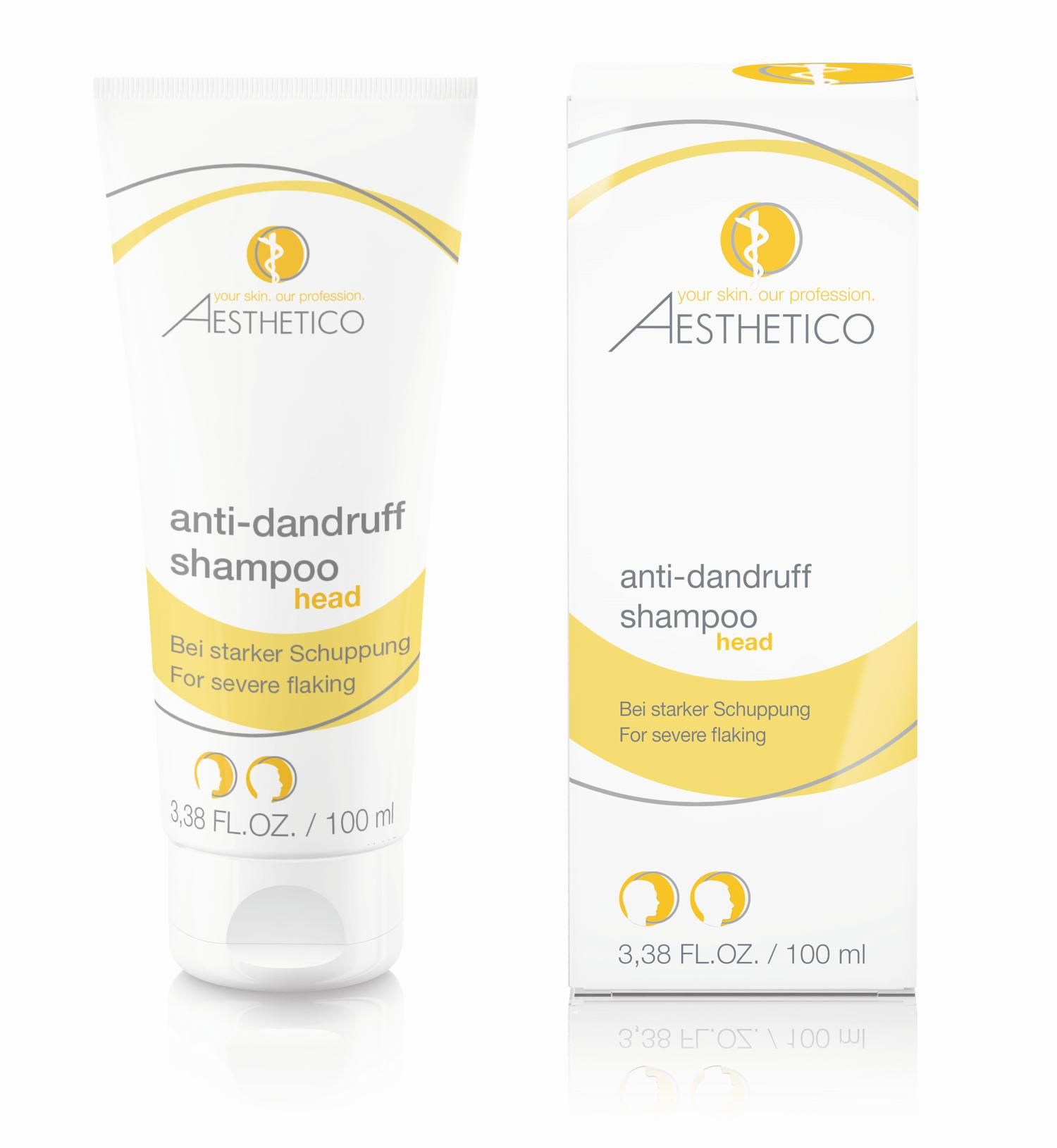 anti-dandruff shampoo Haarpflege, Aesthetico