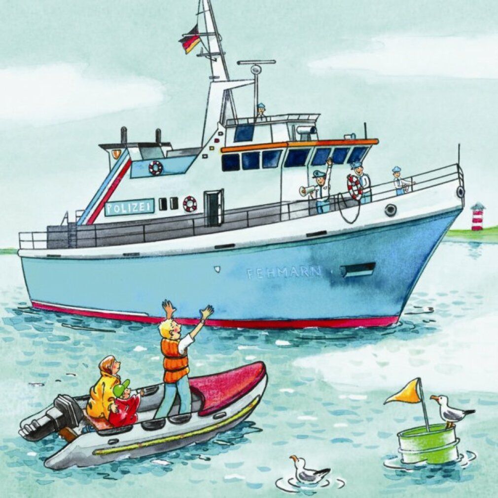 ravensburger Puzzle Polizei im Einsatz 3x49 Teile