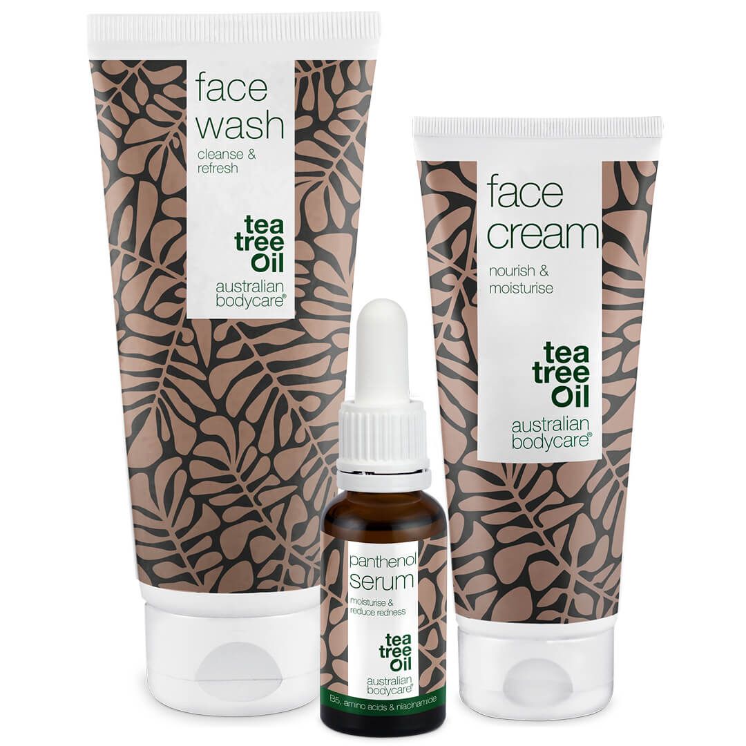 Australian Bodycare Set zur Pflege von Rosacea, Rötungen & gereizter Haut