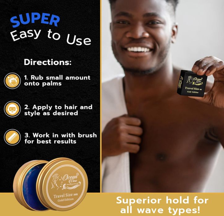 Ocean View Deep Waves - Pomade Gold Edition