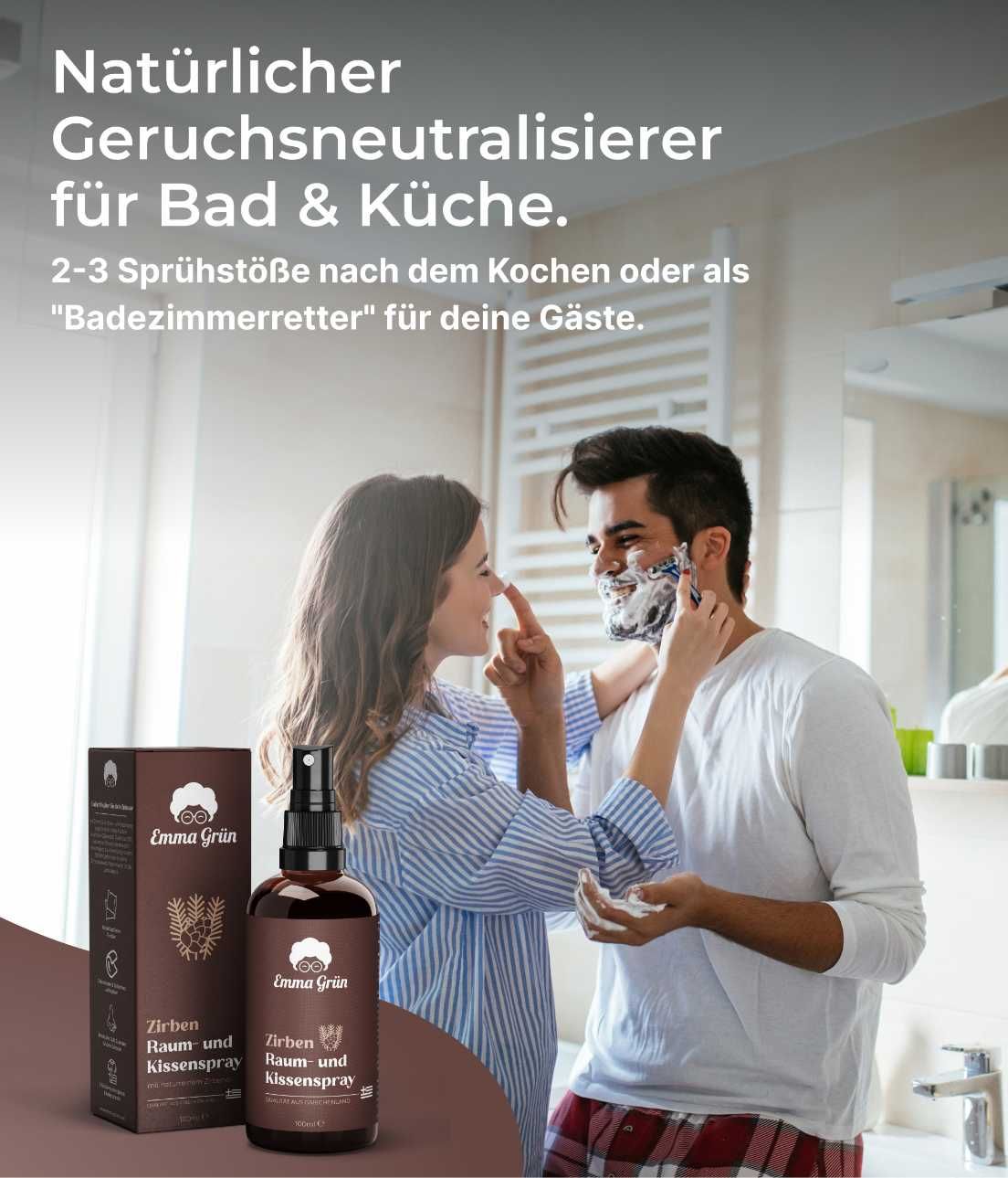 Emma Grün® Zirbe Raumspray & Kissenspray