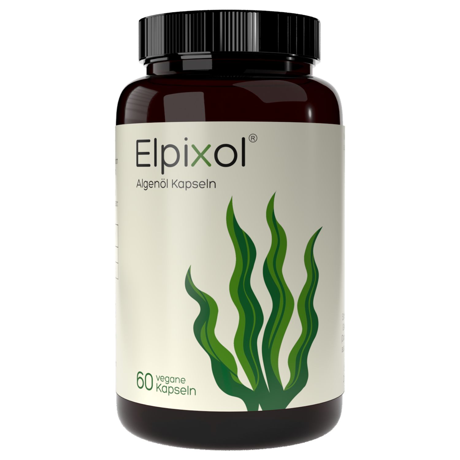 Elpixol® Algenöl 1000mg Kapseln mit Epa+Dha - Omega-3 - vegan