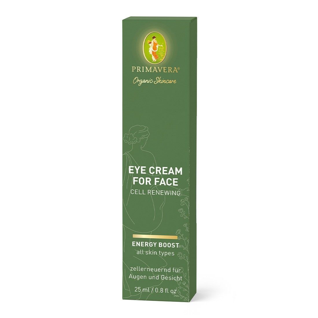 Primavera Organic Skincare Eye Cream For Face Energy Boost 25 ml