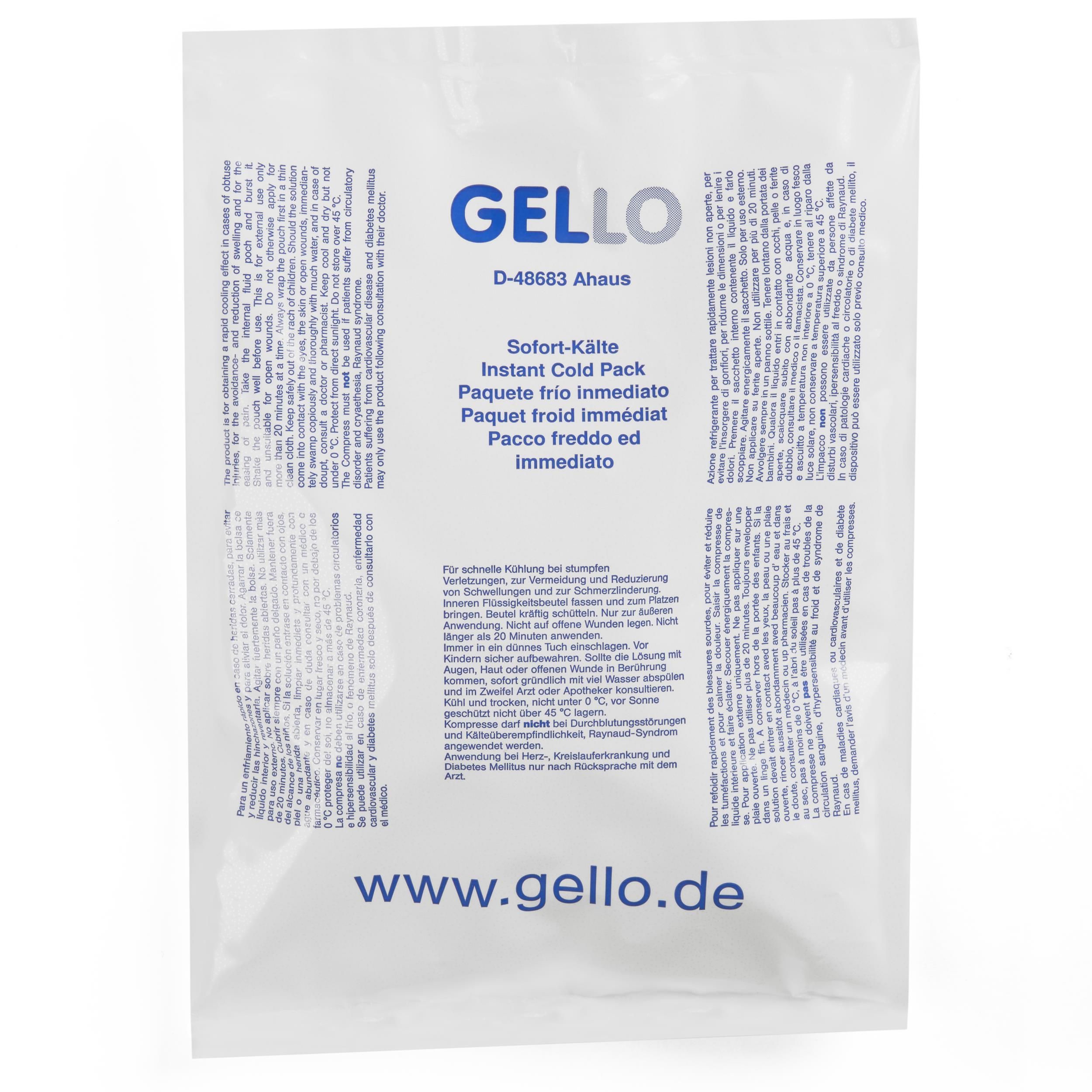 Kälte-Sofortkompresse - Einweg - 15 x 21 cm