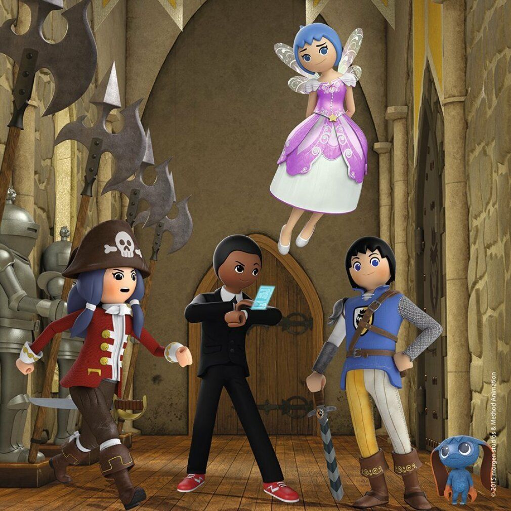 ravensburger Puzzle Playmobil königliche Hochzeit 3x49 Teile