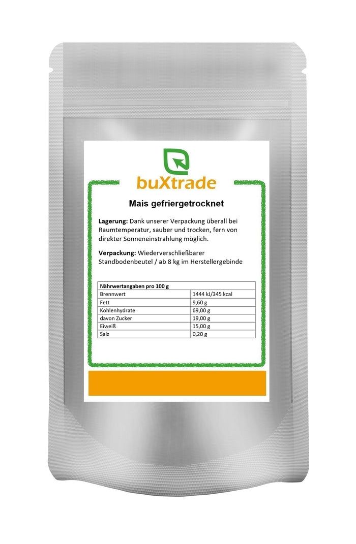 buXtrade Gefriergetrockneter Mais