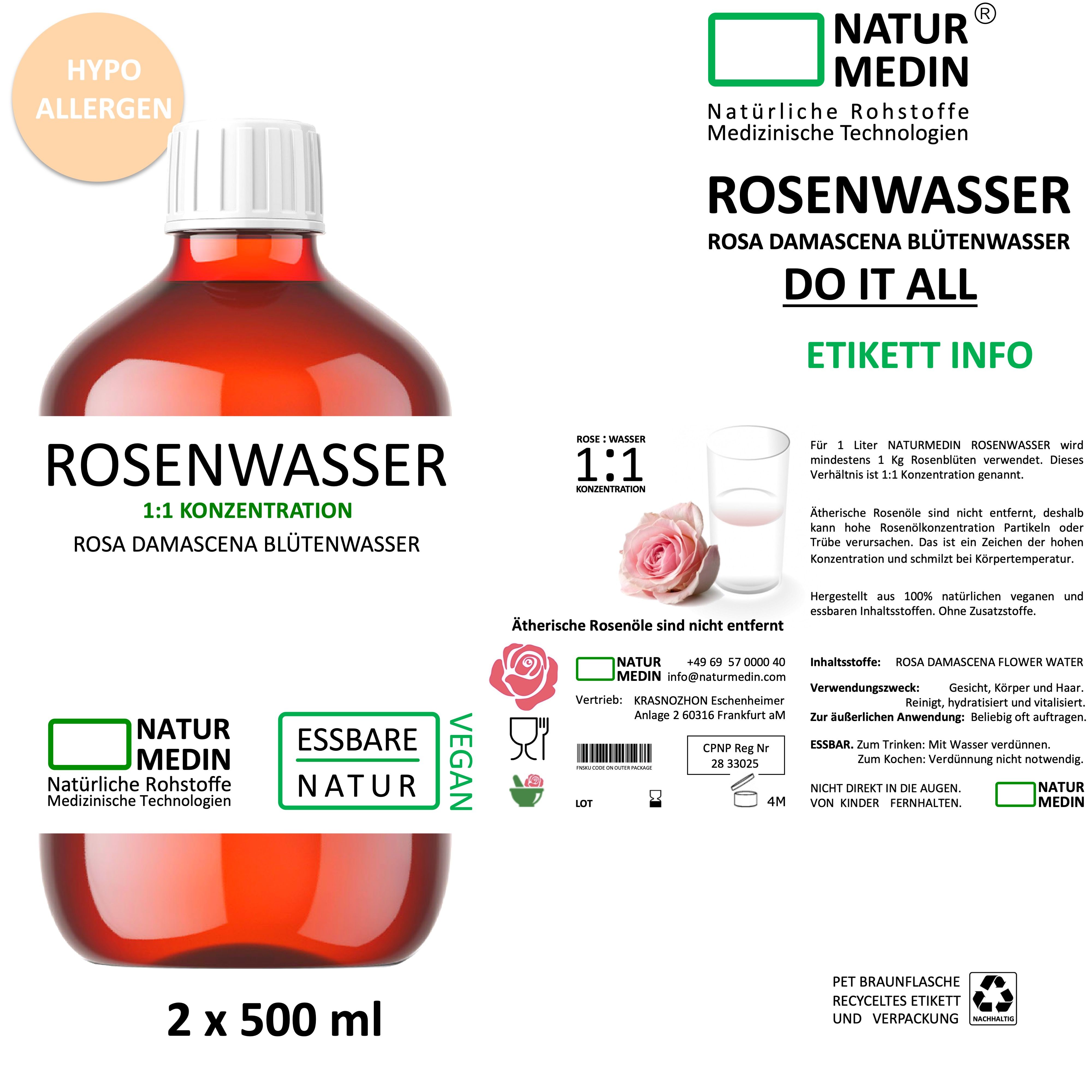 NATURMEDIN® Rosenwasser Balanced