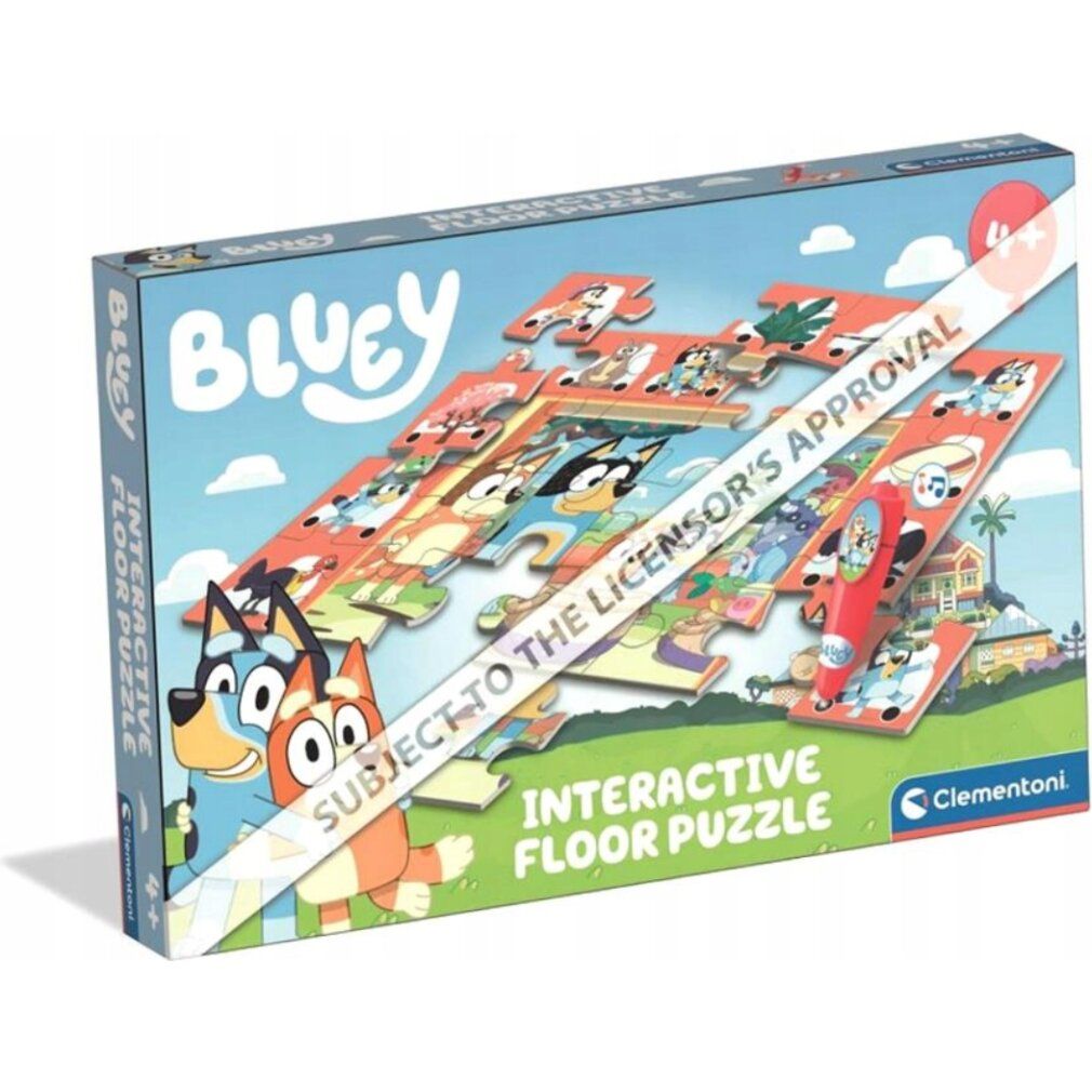 clementoni Bodenpuzzle mit interaktivem Stift Bluey 24 dlks