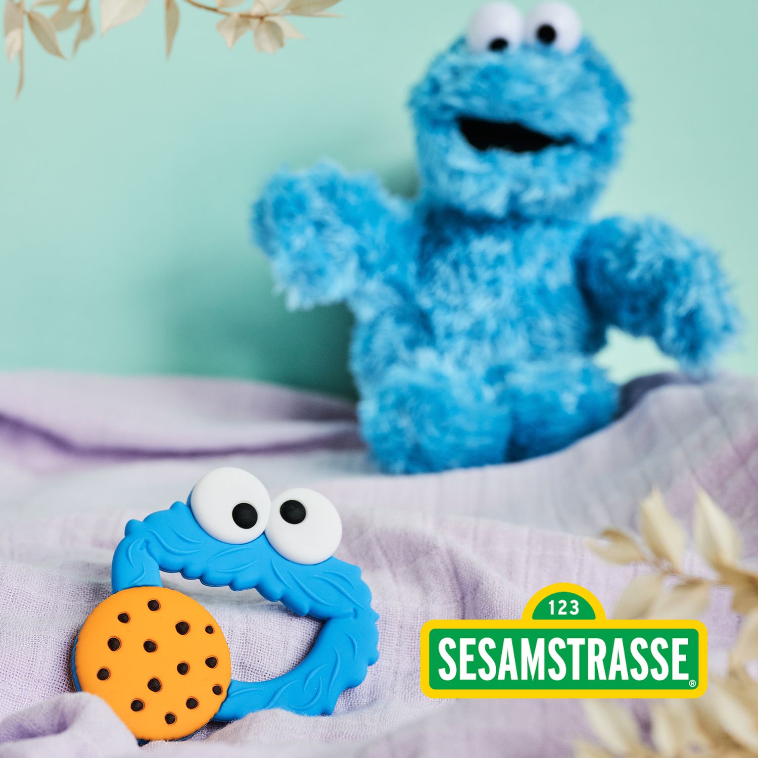 sensimed Baby Beißring Krümelmonster – Kühlende Zahnungshilfe – Klinisch Getestet & TÜV-Geprüft