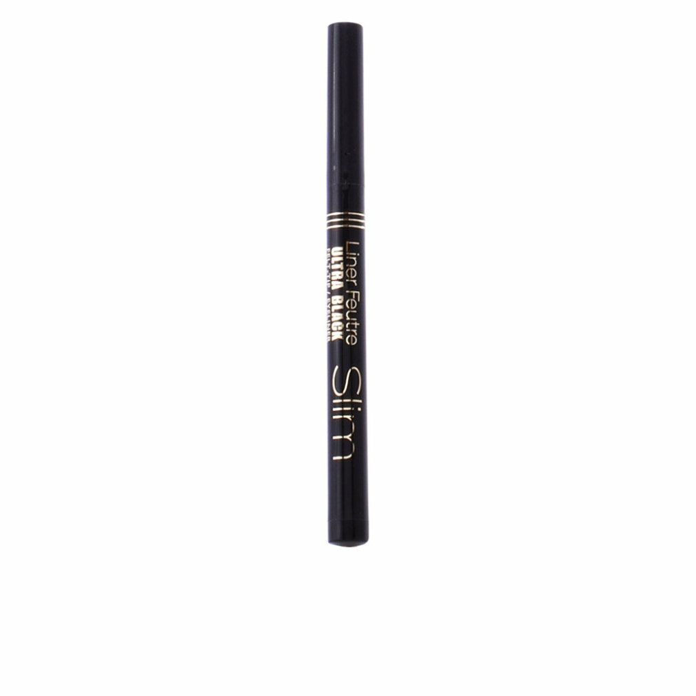 Schwarzer Eyeliner mit goldfarbener Schrift. Aufschrift: Liner Feutre Ultra Black Slim.