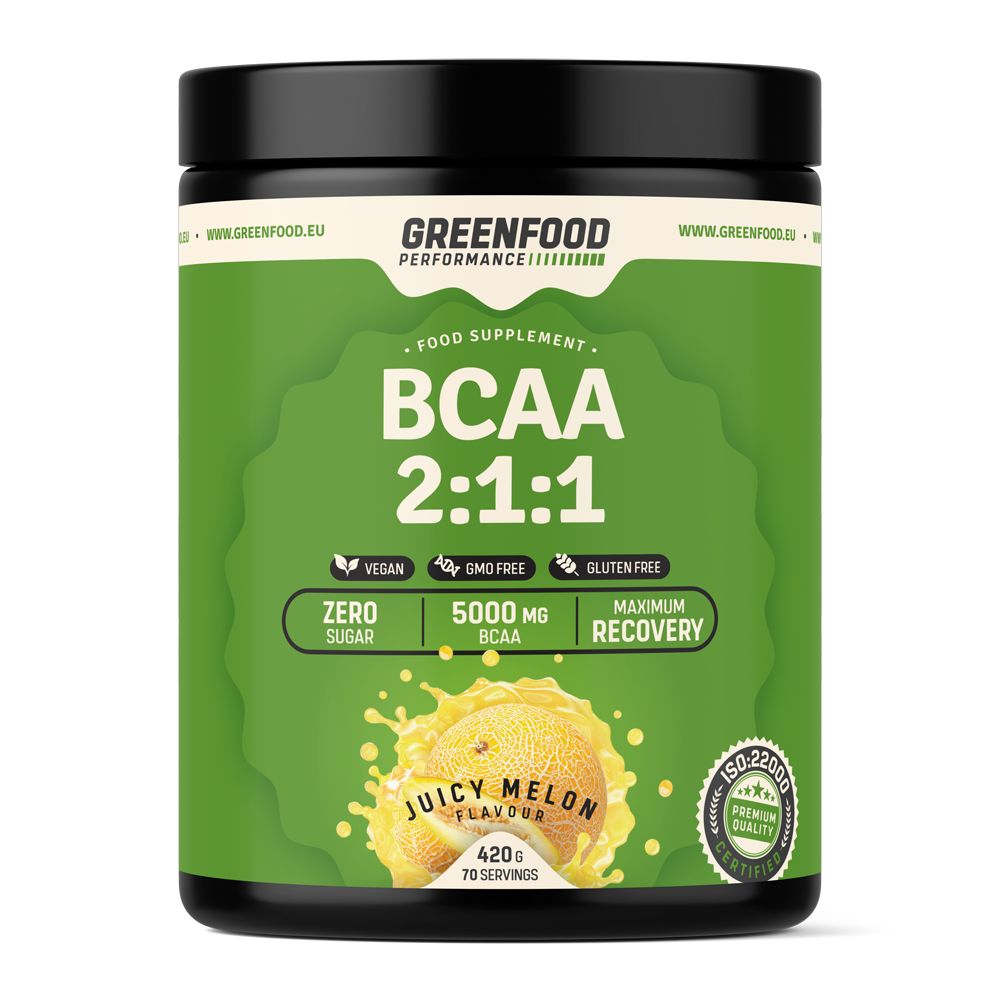 GreenFood Nutrition Performance BCAA 2:1:1 Juicy Melon