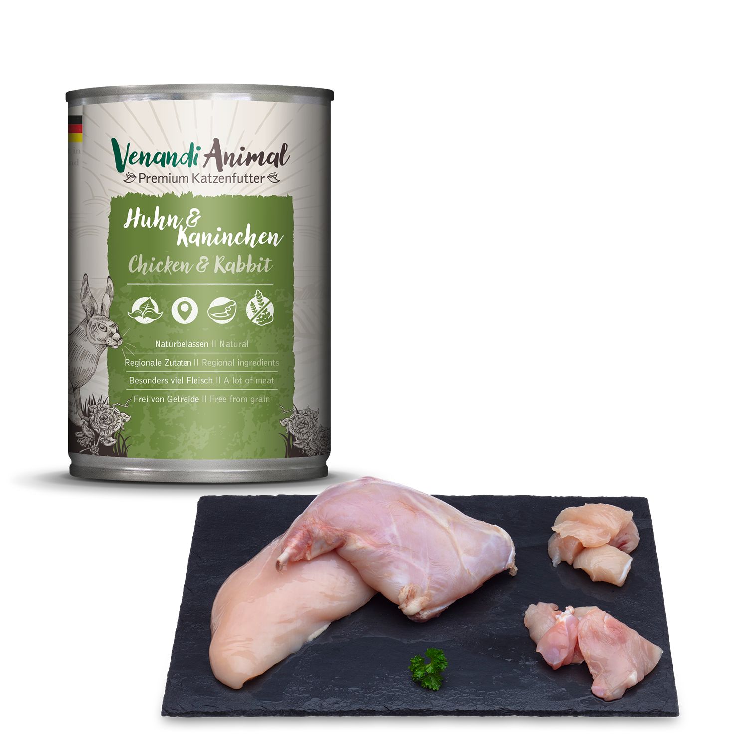 Venandi Animal - Huhn & Kaninchen